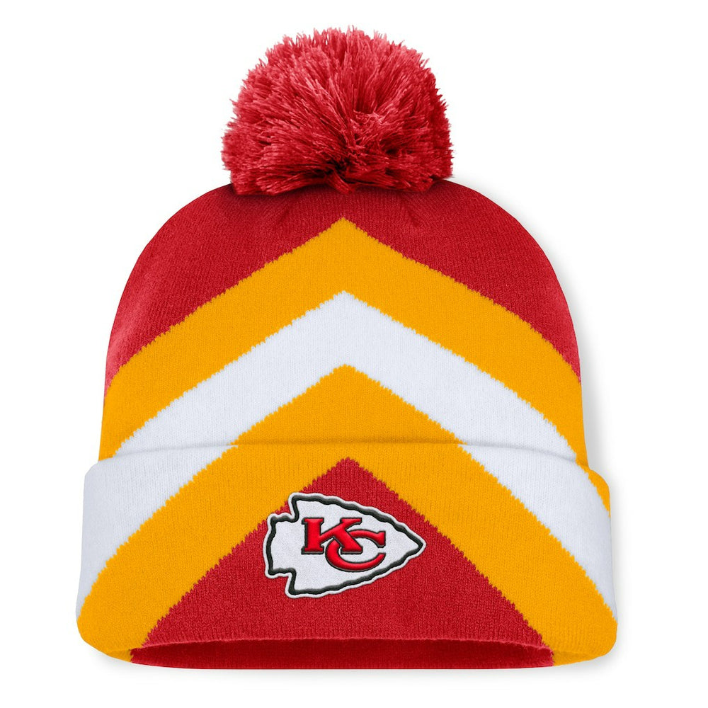 Kansas City Chiefs Women's Cornerback Cuffed Knit Hat with Pom - Red cheap