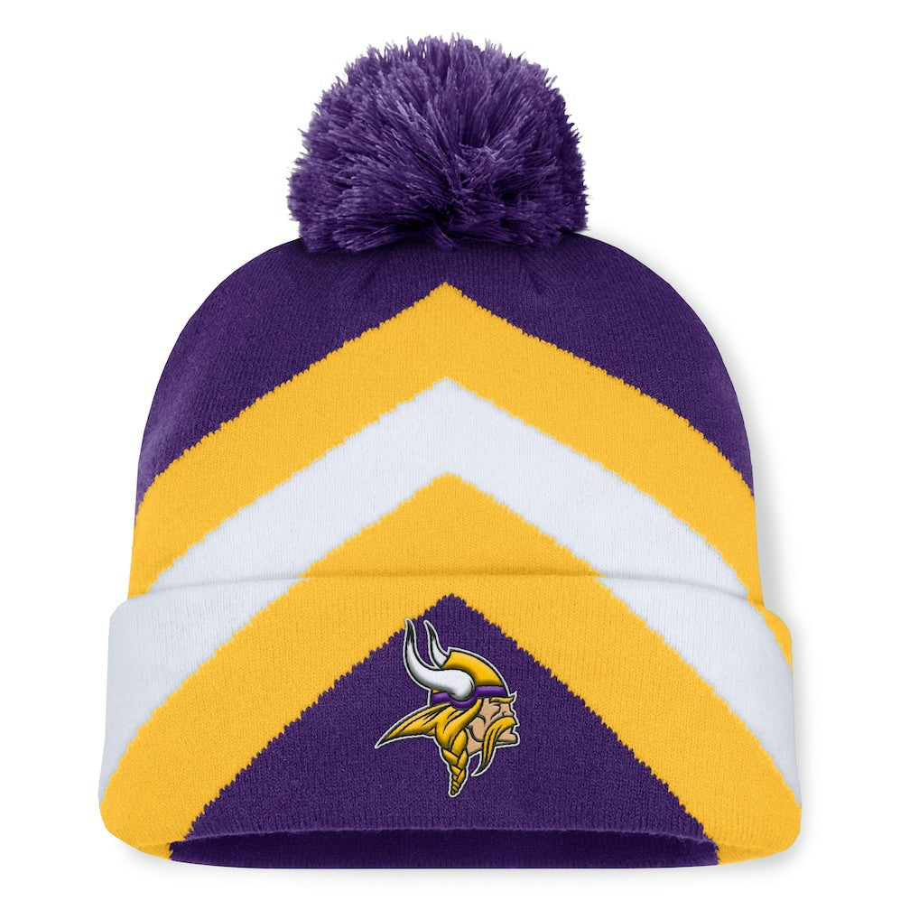 Minnesota Vikings Women's Cornerback Cuffed Knit Hat with Pom - Purple discount