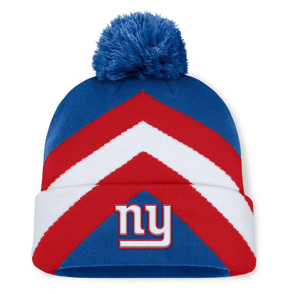 New York Giants Women's Cornerback Cuffed Knit Hat with Pom - Royal online