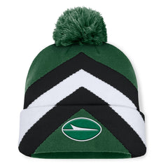 New York Jets Women's Cornerback Cuffed Knit Hat with Pom - Green for sale