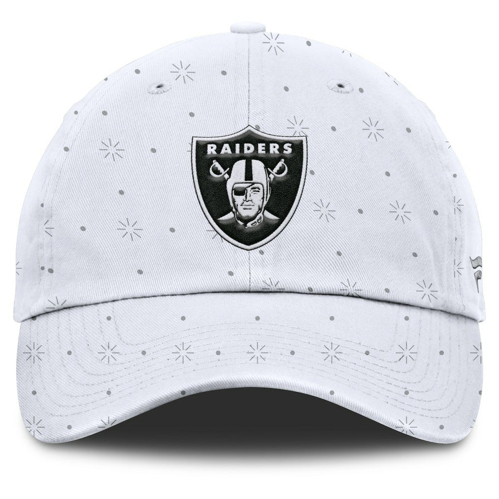 Las Vegas Raiders Women's Neutral Zone Adjustable Hat - White for sale