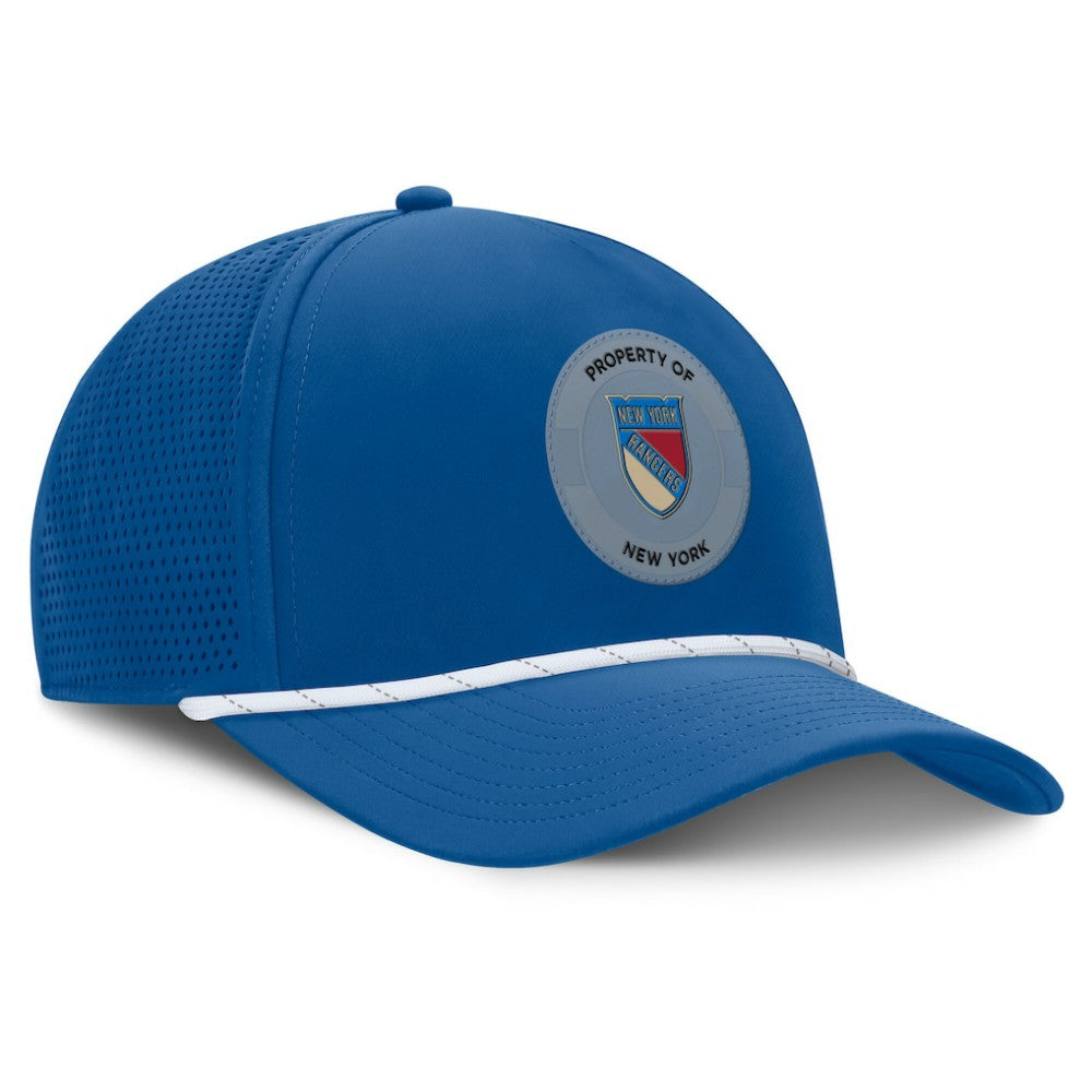 New York Rangers Fanatics Centennial Authentic Pro Pinched Front Adjustable Hat - Blue Hats