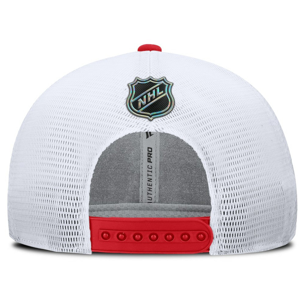 Chicago Blackhawks Fanatics Centennial Adjustable Trucker Hat - Red/White Hats