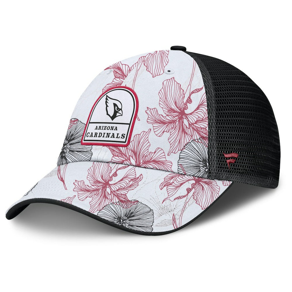 Arizona Cardinals Tropical Adjustable Trucker Hat - White/Black discount