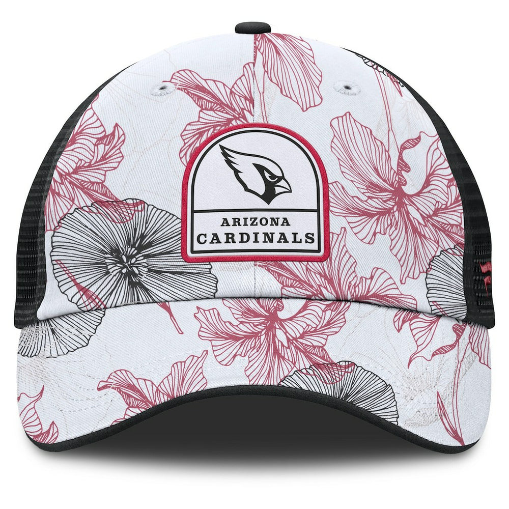 Arizona Cardinals Tropical Adjustable Trucker Hat - White/Black discount