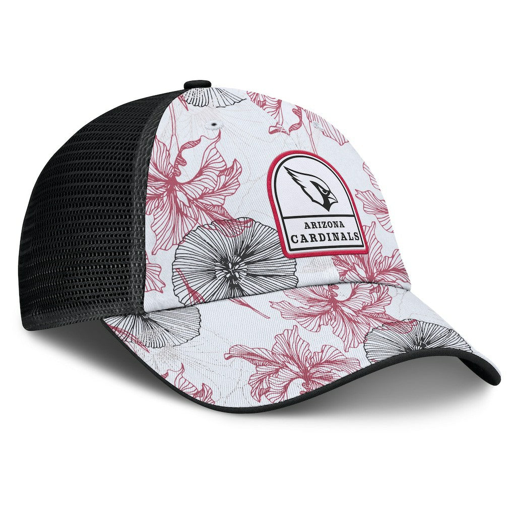 Arizona Cardinals Tropical Adjustable Trucker Hat - White/Black discount