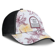 Washington Commanders Tropical Adjustable Trucker Hat - White/Black outlet