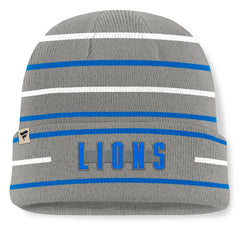Detroit Lions Throwback Yard Lines Cuffed Knit Hat - Gray online