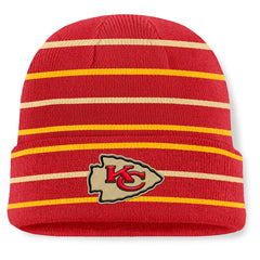Kansas City Chiefs Throwback Yard Lines Cuffed Knit Hat - Red cheap