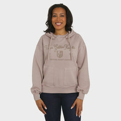 Vegas Golden Knights WEAR by Erin Andrews Women's Washed Pullover Crewdie - Tan Pullover