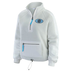 Utah Mammoth WEAR by Erin Andrews Women's Polar Fleece Quarter-Zip Jacket - Gray Jackets