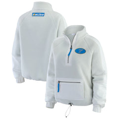 St. Louis Blues WEAR by Erin Andrews Women's Polar Fleece Quarter-Zip Jacket - Gray Jackets