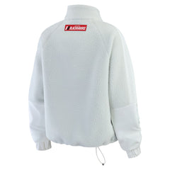 Chicago Blackhawks WEAR by Erin Andrews Women's Polar Fleece Quarter-Zip Jacket - Gray Jackets