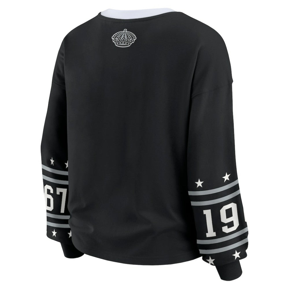 Los Angeles Kings WEAR by Erin Andrews Women's Long-Sleeve Sport T-Shirt - Black T-shirts