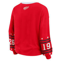 Detroit Red Wings WEAR by Erin Andrews Women's Long-Sleeve Sport T-Shirt - Red T-shirts