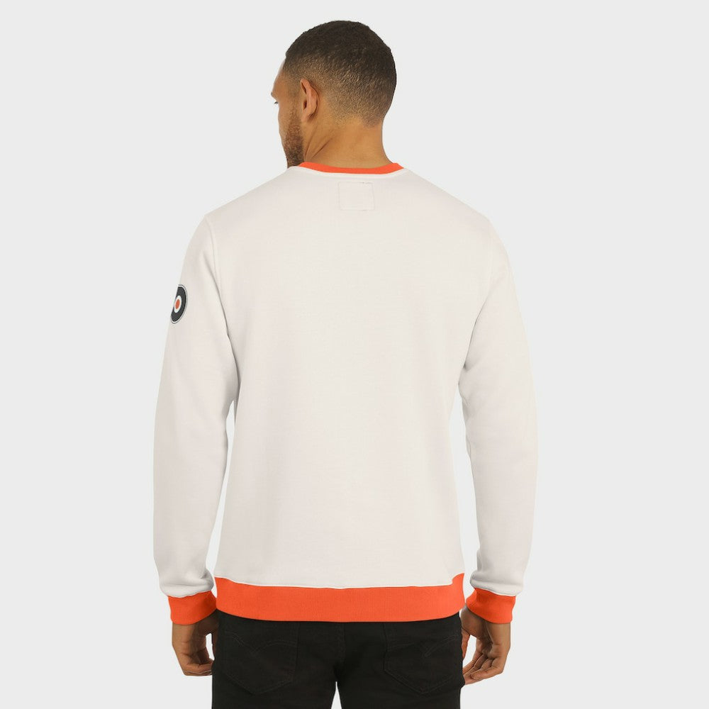 Philadelphia Flyers Darius Rucker Collection by Fanatics Colorblock Pullover Sweatshirt - Cream Sweatshirts