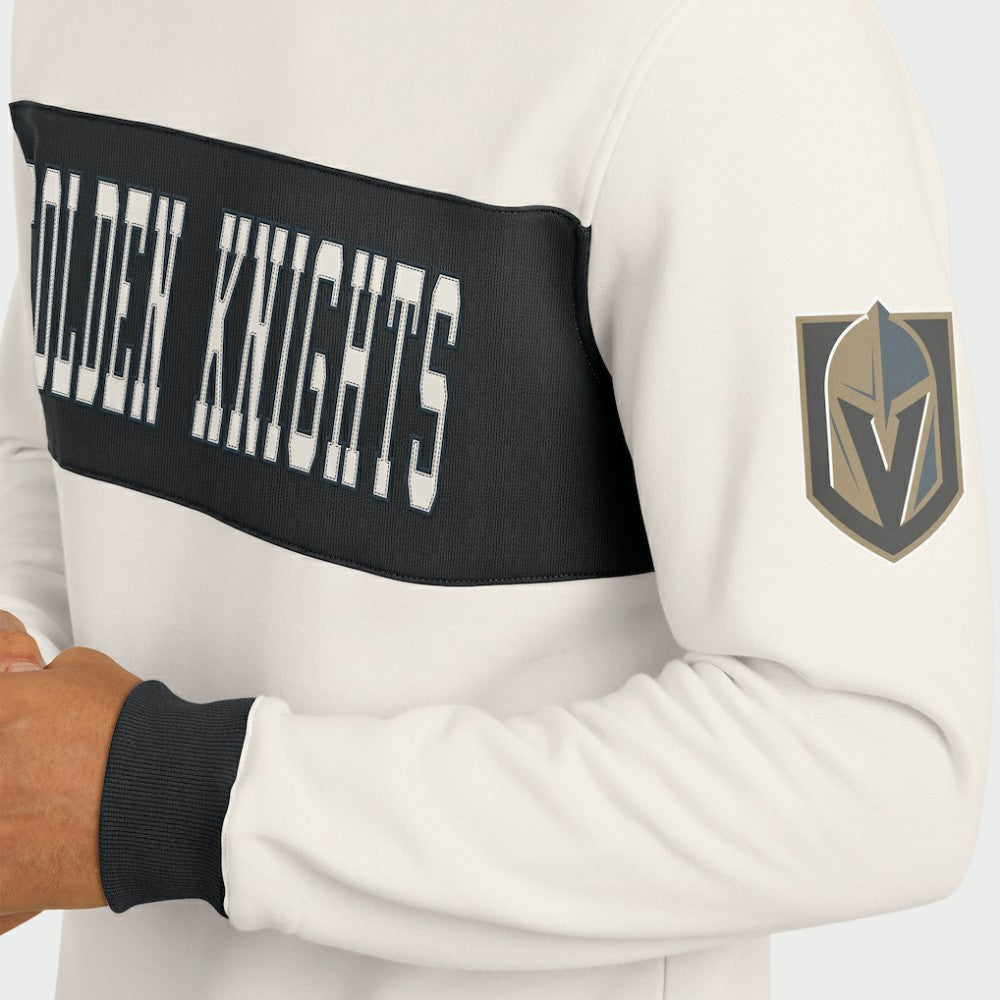Vegas Golden Knights Darius Rucker Collection by Fanatics Colorblock Pullover Sweatshirt - Cream Sweatshirts