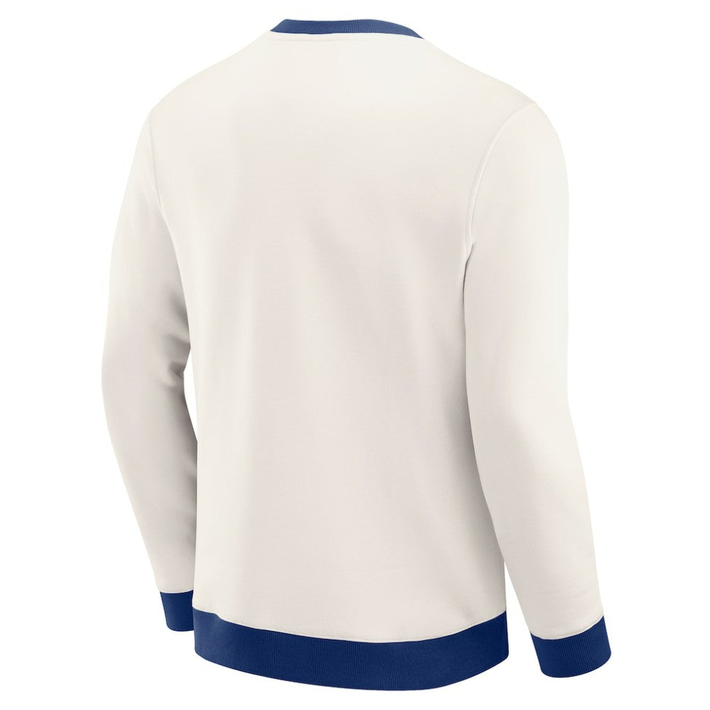 Toronto Maple Leafs Darius Rucker Collection by Fanatics Colorblock Pullover Sweatshirt - Cream Sweatshirts