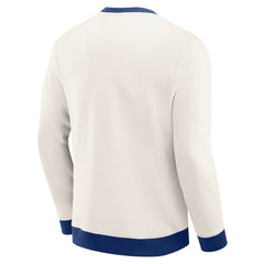 Toronto Maple Leafs Darius Rucker Collection by Fanatics Colorblock Pullover Sweatshirt - Cream Sweatshirts