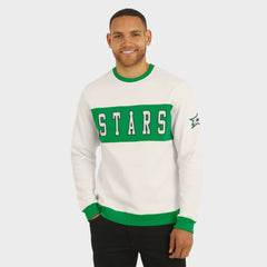 Dallas Stars Darius Rucker Collection by Fanatics Colorblock Pullover Sweatshirt - Cream Sweatshirts