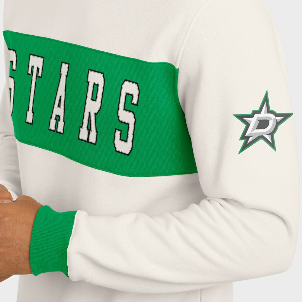 Dallas Stars Darius Rucker Collection by Fanatics Colorblock Pullover Sweatshirt - Cream Sweatshirts