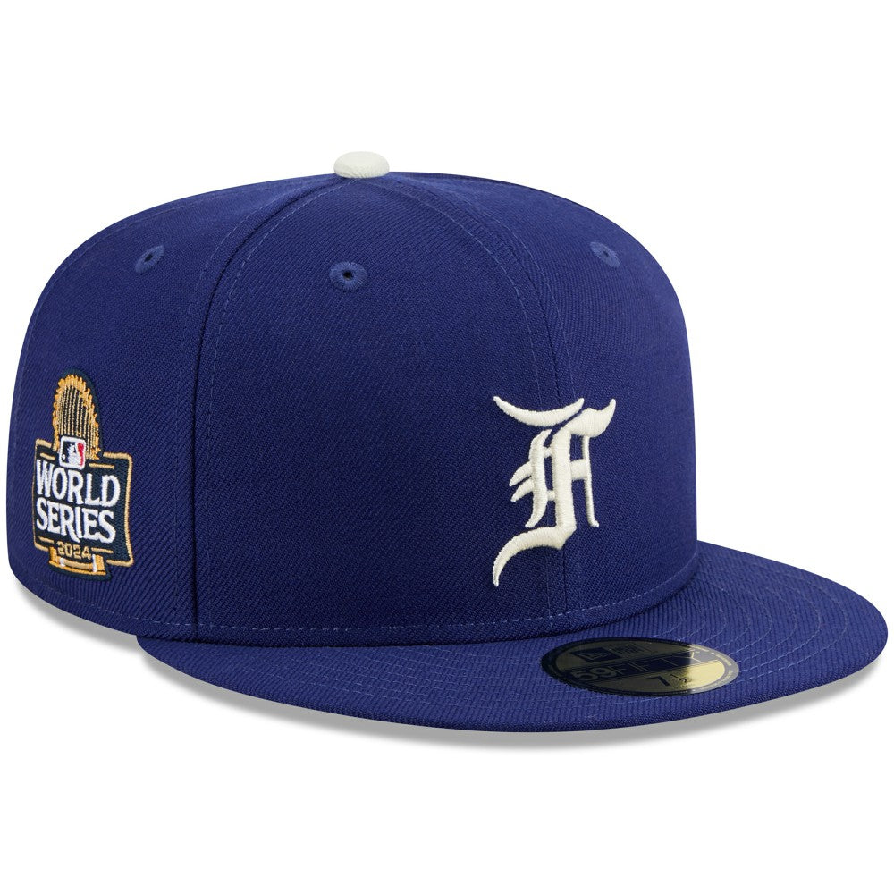 Los Angeles Dodgers x Fear of God 2024 World Series 59FIFTY Fitted Hat Royal