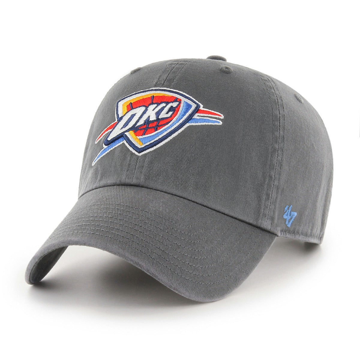 Oklahoma City Thunder '47 Core Logo Clean Up Adjustable Hat - Charcoal online
