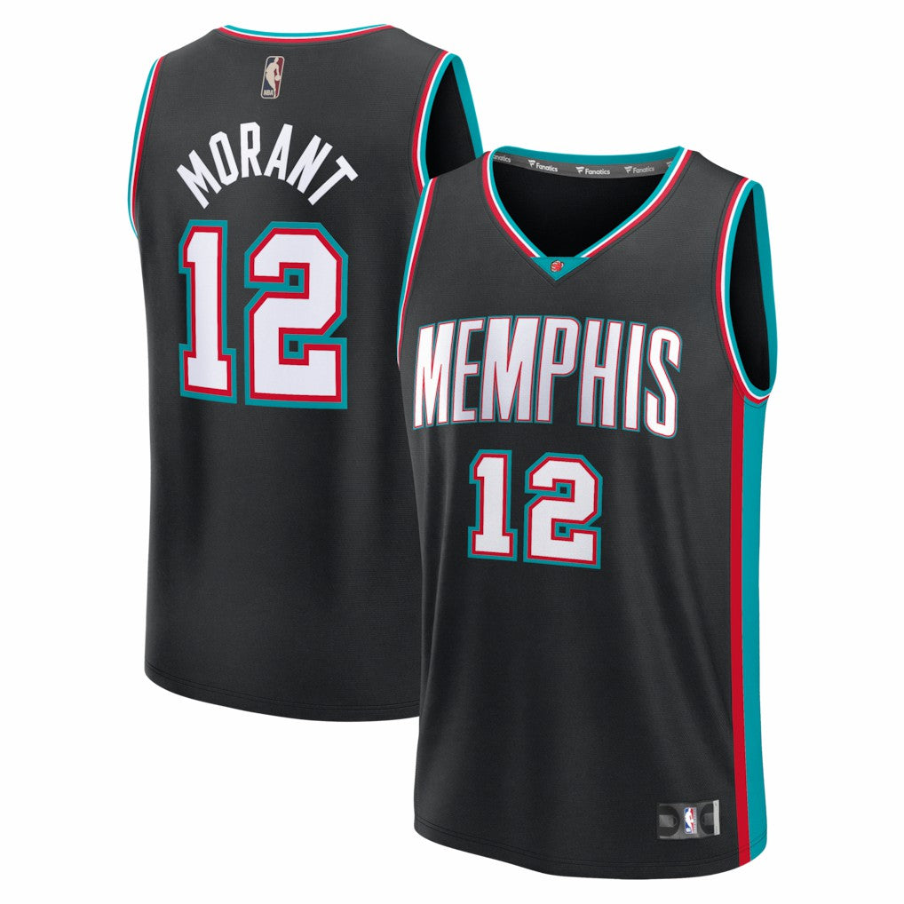 Ja Morant Memphis Grizzlies Fastbreak Jersey - Classic Edition - Black online
