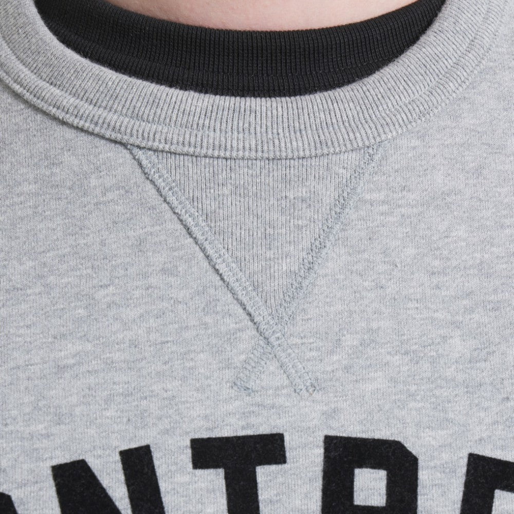 Montreal Canadiens Todd Snyder by Fanatics Relaxed Canadian Fleece Crew - Athletic Heather Gray