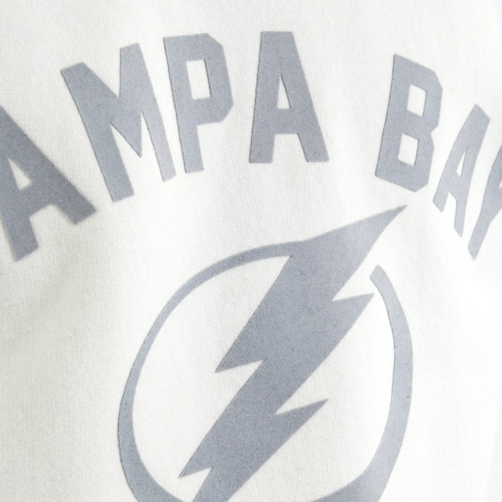 Tampa Bay Lightning Todd Snyder by Fanatics Relaxed Canadian Fleece Crew - Heather Gray