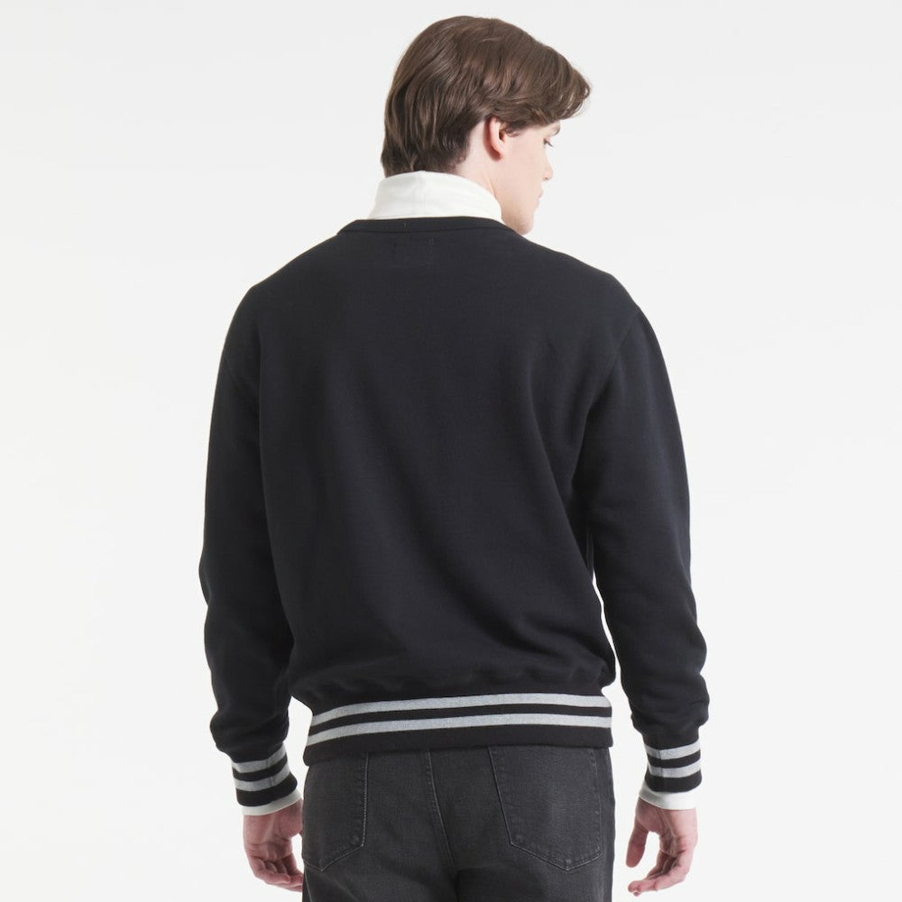 Utah Mammoth Todd Snyder by Fanatics Relaxed Canadian Fleece Crew - Black