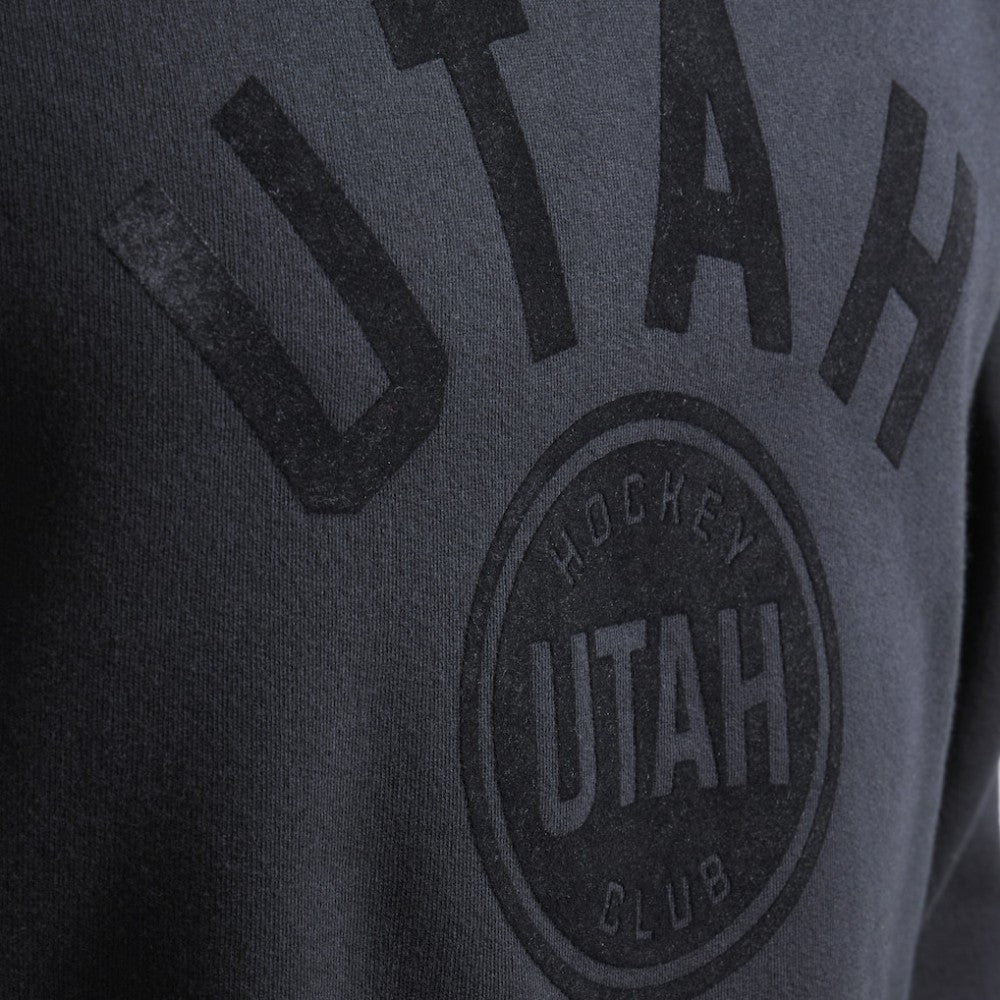 Utah Mammoth Todd Snyder by Fanatics Relaxed Canadian Fleece Crew - Black