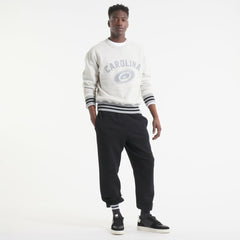 Carolina Hurricanes Todd Snyder by Fanatics Relaxed Canadian Fleece Crew - Heather Gray