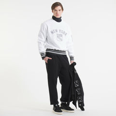 New York Rangers Todd Snyder by Fanatics Relaxed Canadian Fleece Crew - White