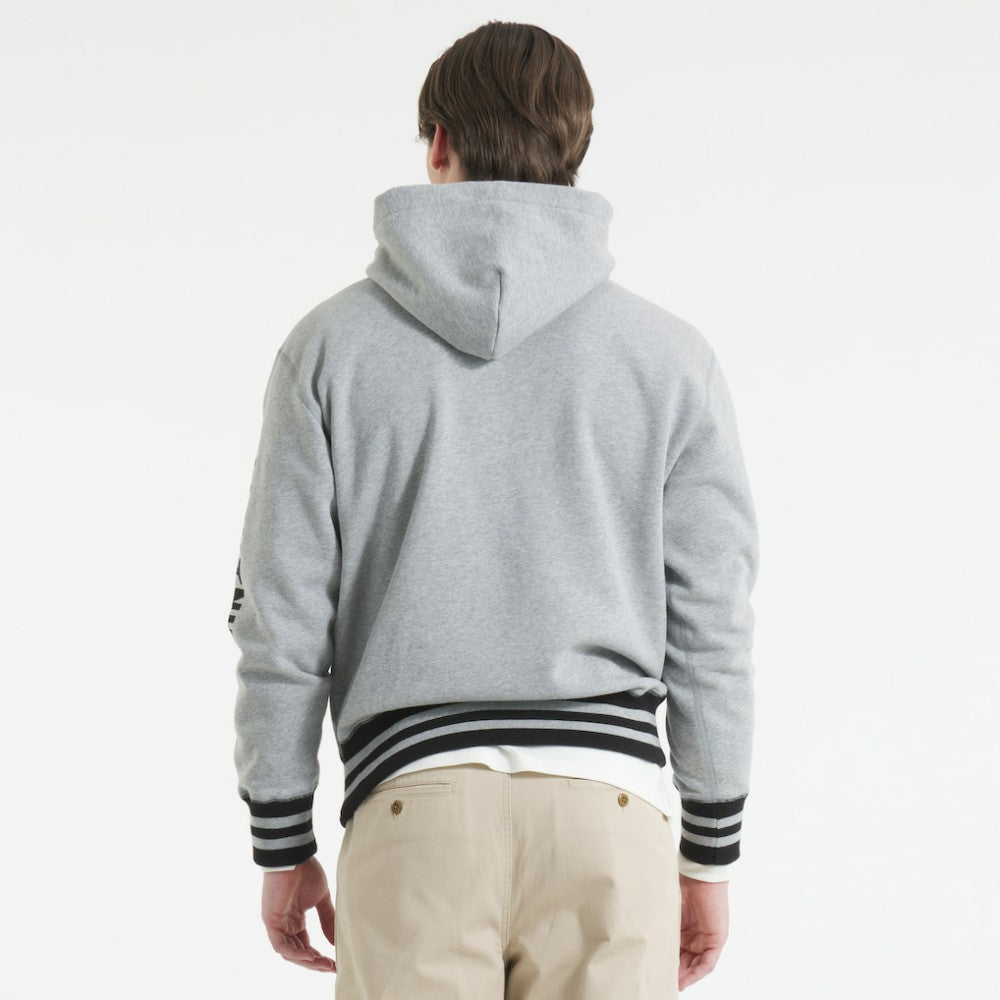 Tampa Bay Lightning Todd Snyder by Fanatics Relaxed Canadian Fleece Hoodie - Athletic Heather Gray Hoodies