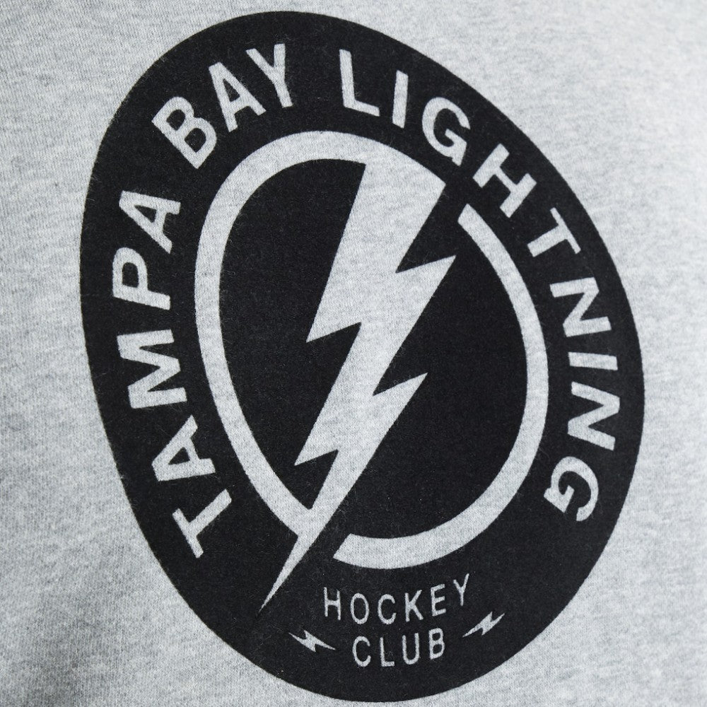 Tampa Bay Lightning Todd Snyder by Fanatics Relaxed Canadian Fleece Hoodie - Athletic Heather Gray Hoodies