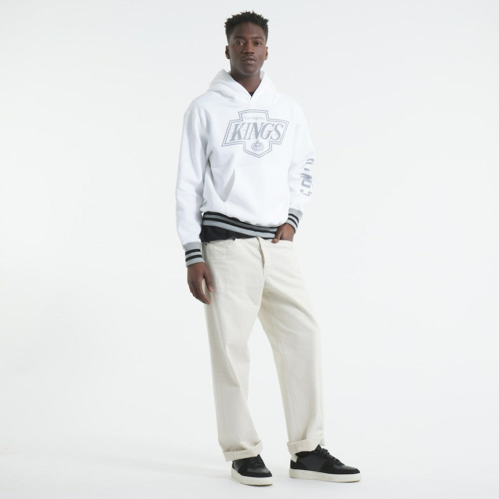 Los Angeles Kings Todd Snyder by Fanatics Relaxed Canadian Fleece Hoodie - White Hoodies