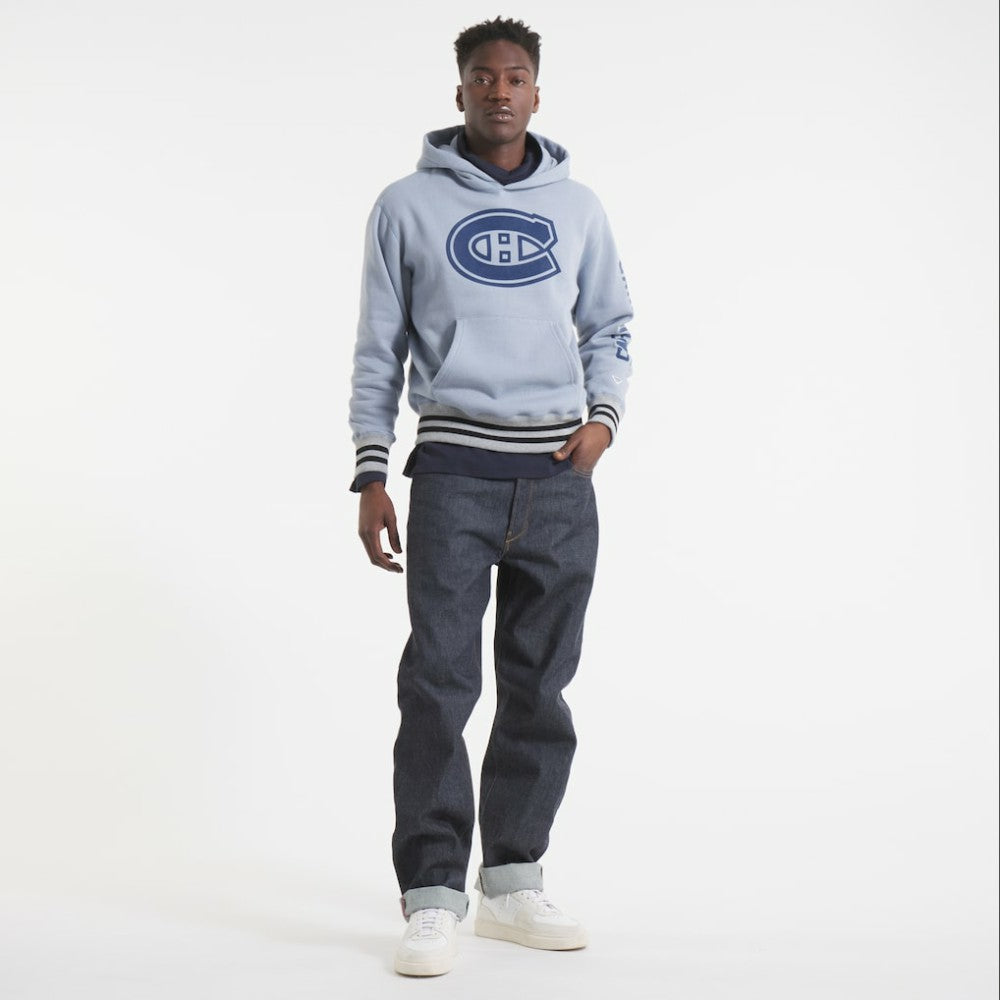 Montreal Canadiens Todd Snyder by Fanatics Relaxed Canadian Fleece Hoodie - Gray Hoodies