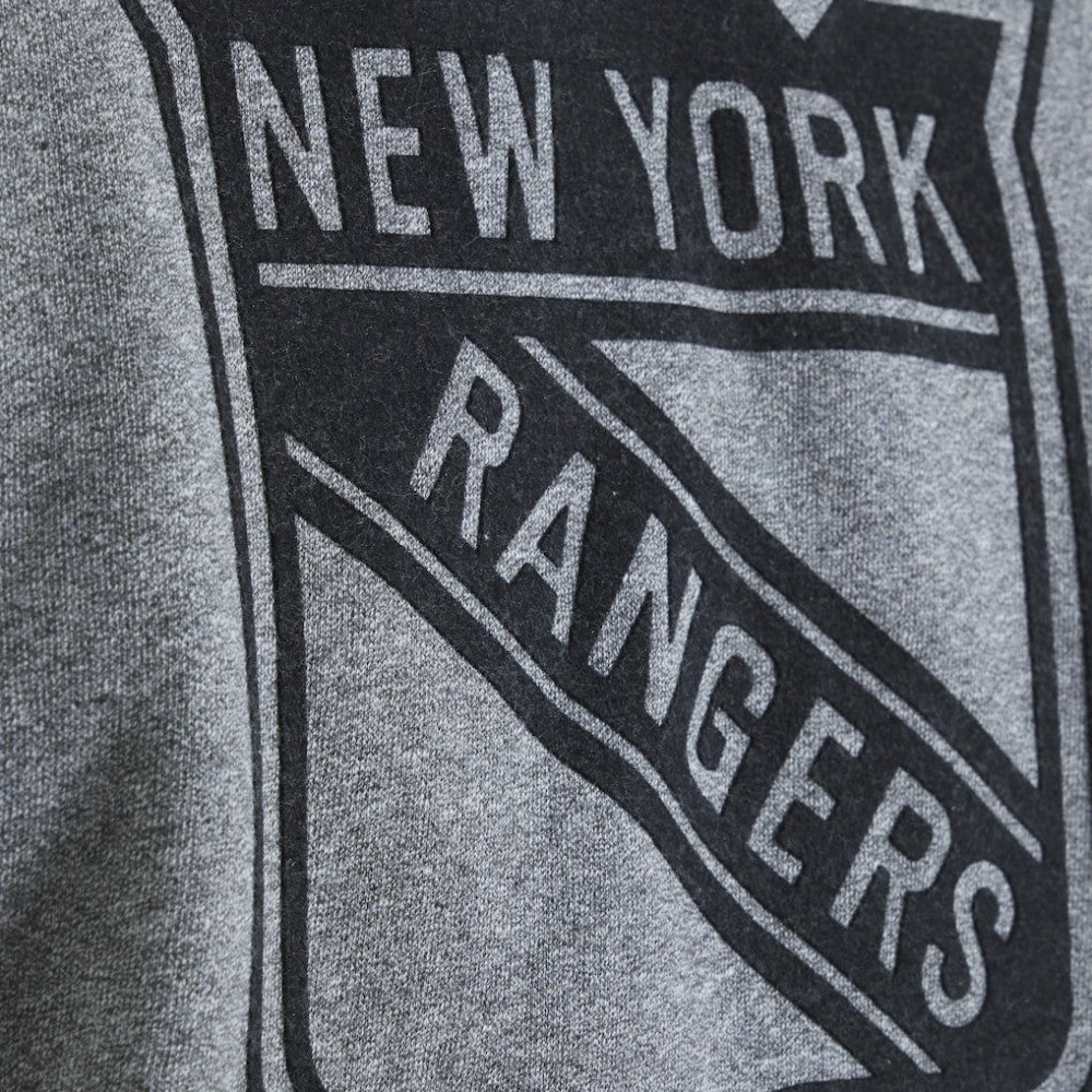 New York Rangers Todd Snyder by Fanatics Relaxed Canadian Fleece Hoodie - Dark Heather Gray Hoodies
