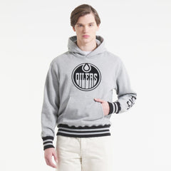 Edmonton Oilers Todd Snyder by Fanatics Relaxed Canadian Fleece Hoodie - Athletic Heather Gray Hoodies