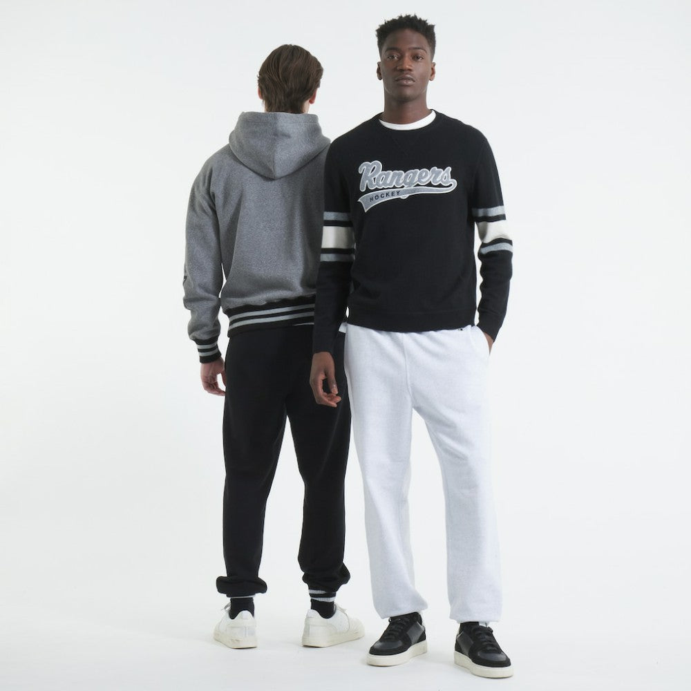New York Rangers Todd Snyder by Fanatics Cashmere Crew Sweater - Black