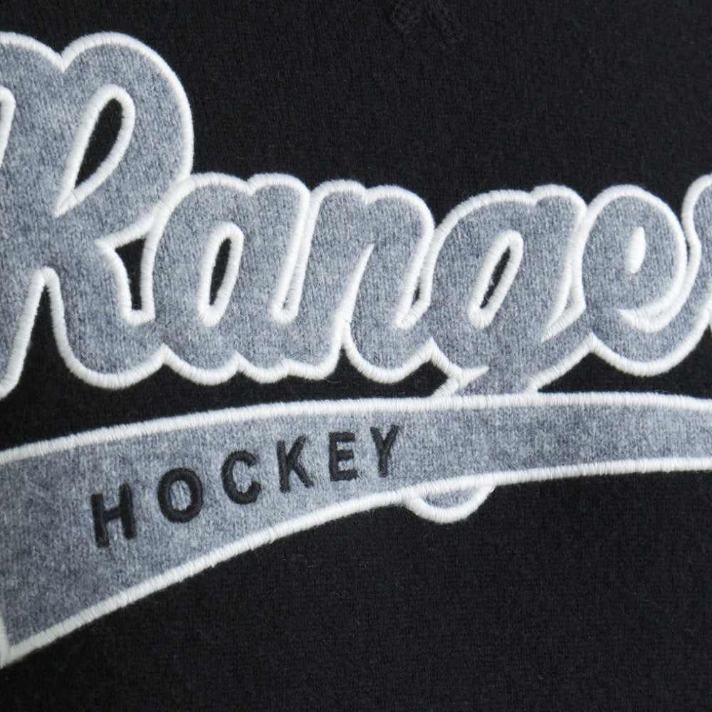 New York Rangers Todd Snyder by Fanatics Cashmere Crew Sweater - Black