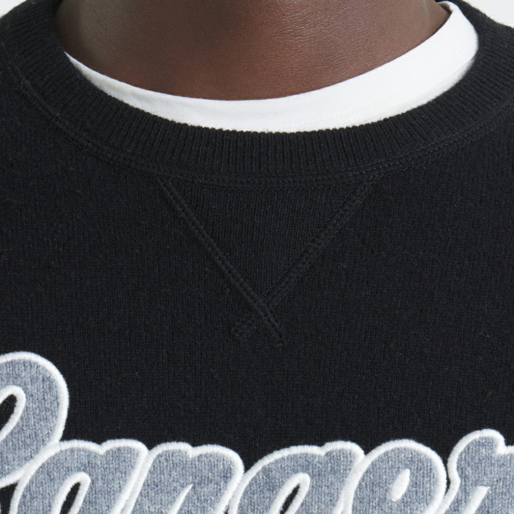 New York Rangers Todd Snyder by Fanatics Cashmere Crew Sweater - Black