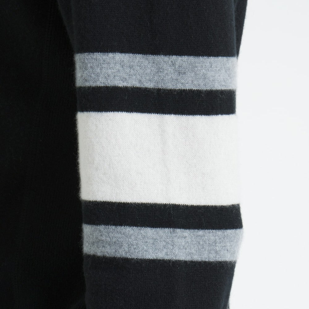 New York Rangers Todd Snyder by Fanatics Cashmere Crew Sweater - Black