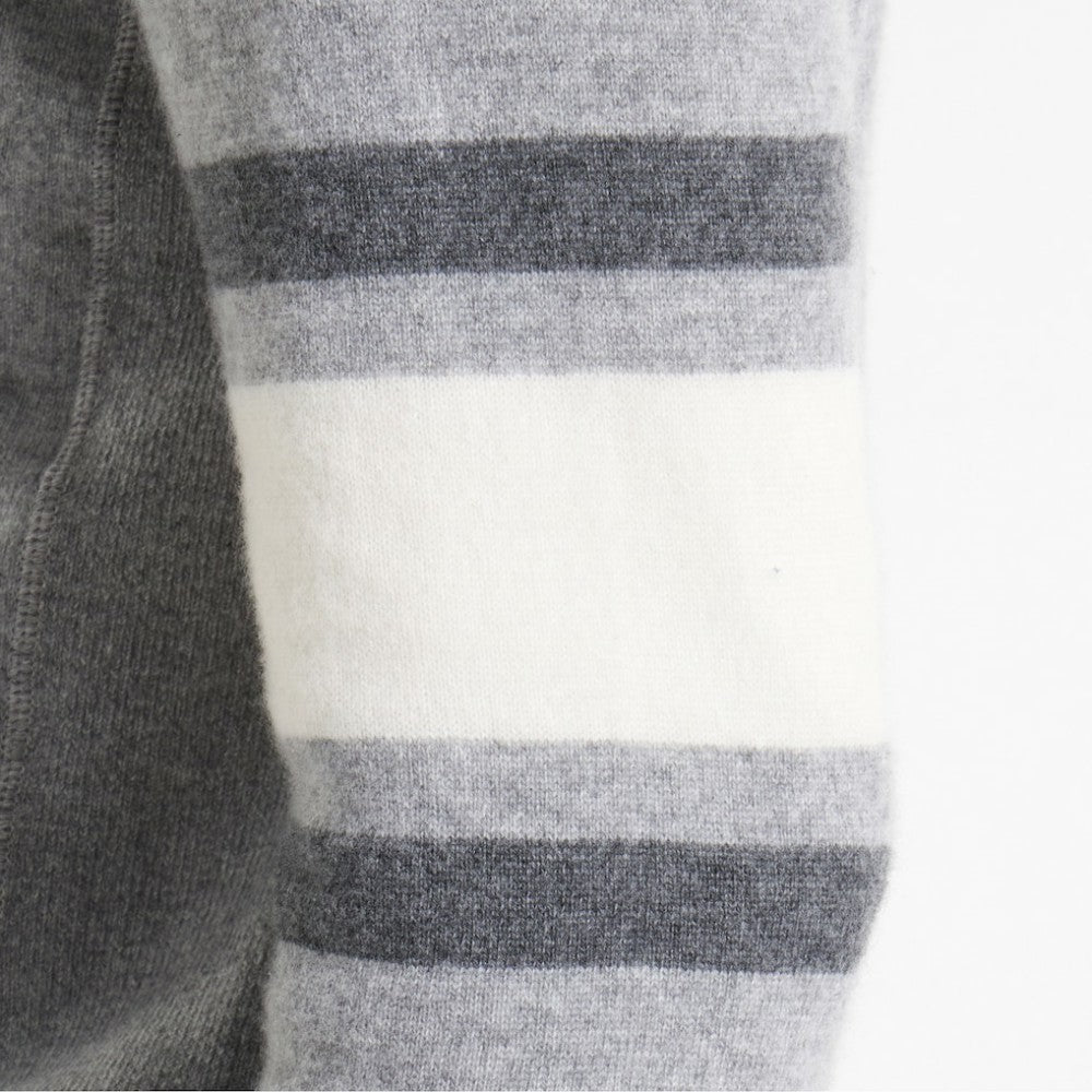 Toronto Maple Leafs Todd Snyder by Fanatics Cashmere Crew Sweater - Athletic Heather Gray