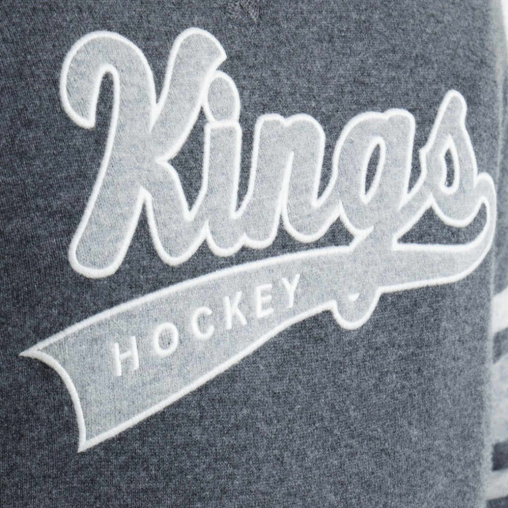 Los Angeles Kings Todd Snyder by Fanatics Cashmere Crew Sweater - Heather Gray