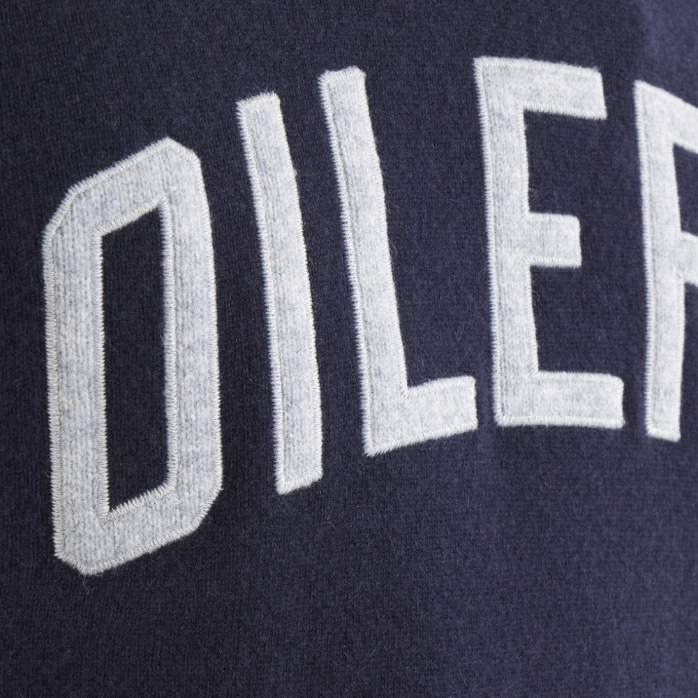 Edmonton Oilers Todd Snyder by Fanatics Cashmere Hooded Sweater - Navy