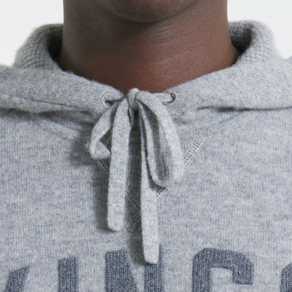 Los Angeles Kings Todd Snyder by Fanatics Cashmere Hooded Sweater - Athletic Heather Gray