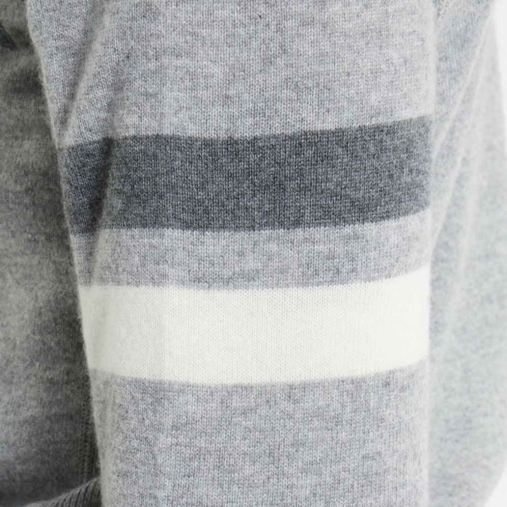 Tampa Bay Lightning Todd Snyder by Fanatics Cashmere Hooded Sweater - Athletic Heather Gray