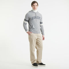New York Rangers Todd Snyder by Fanatics Cashmere Hooded Sweater - Athletic Heather Gray